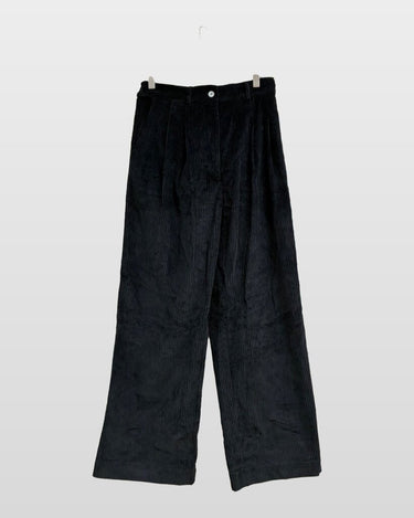 DONNI. Black Corduroy Wide Leg Pants sz XS