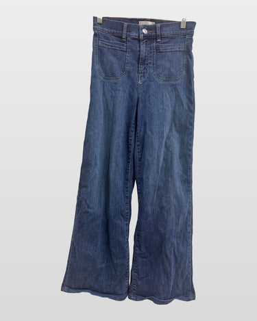 FRAME Le Slim Palazzo Jeans in Rockwell Clean sz 26