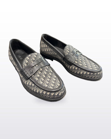 Dior Oblique Penny Loafers sz 40