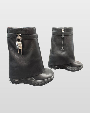 Givenchy Shark Lock Flat Boots sz 41