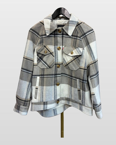 Levi's Plaid Shirt Jacket sz S