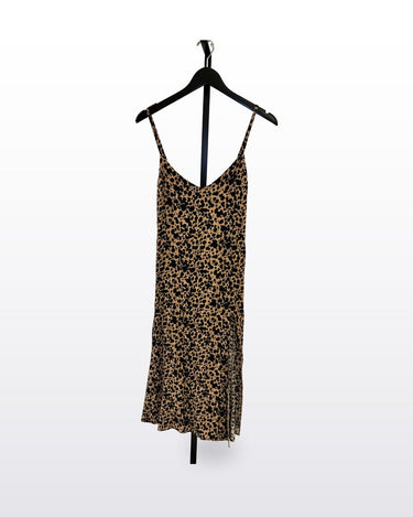 Reformation Leopard Print Slip Dress sz 2
