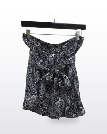 The Kooples Paisley Print Tie-Waist Shorts sz 1