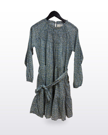 Birds of Paradis by Trovata Floral Long Sleeve Mini Dress sz XS