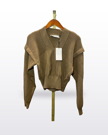 IRO Long Sleeve V-Neck Knit Pullover Sweater sz XS