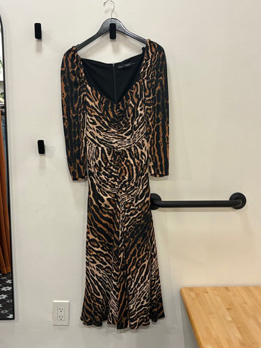 Proenza Schouler Animal Print Midi Dress – Size 4