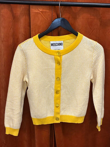 Moschino Couture Button Sweater Size 4