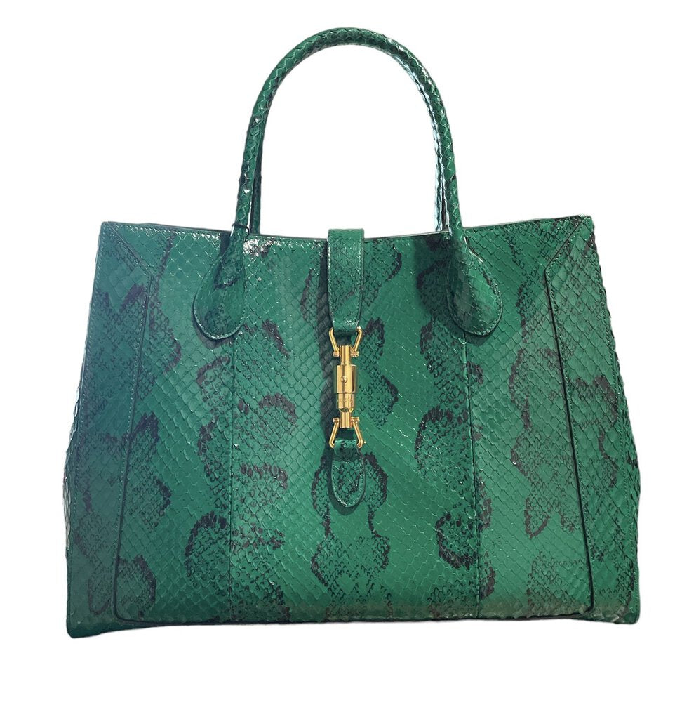 Gucci Limited Edition Python Jackie 1961 Bag