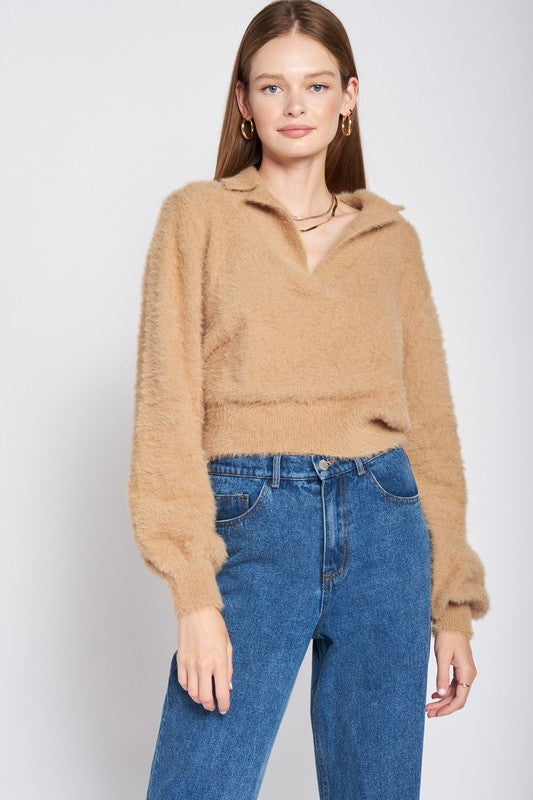 Aba Cropped Sweater