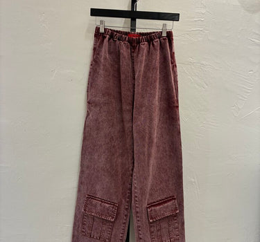 Liberal Youth Ministry Burgundy Washed Cargo Pants