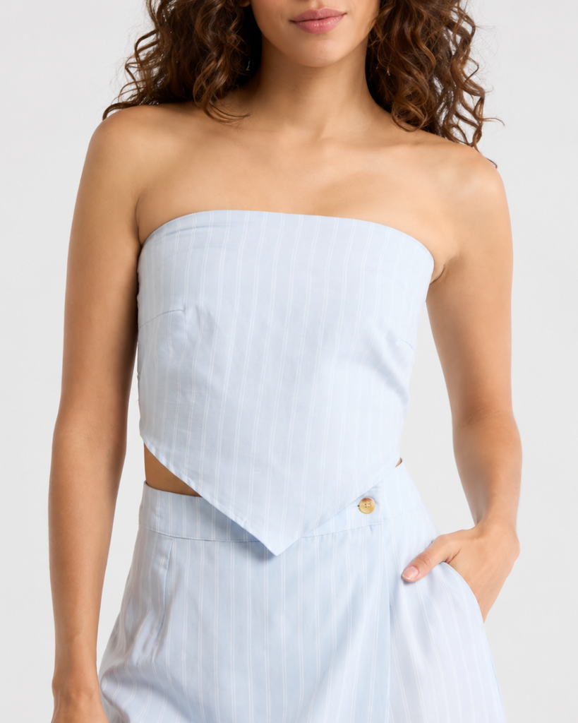 Onia Linen Bandana Top