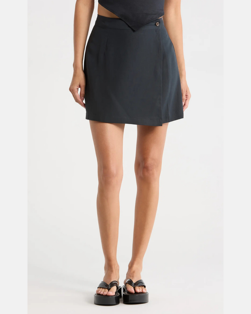 Onia Linen Mini Skirt