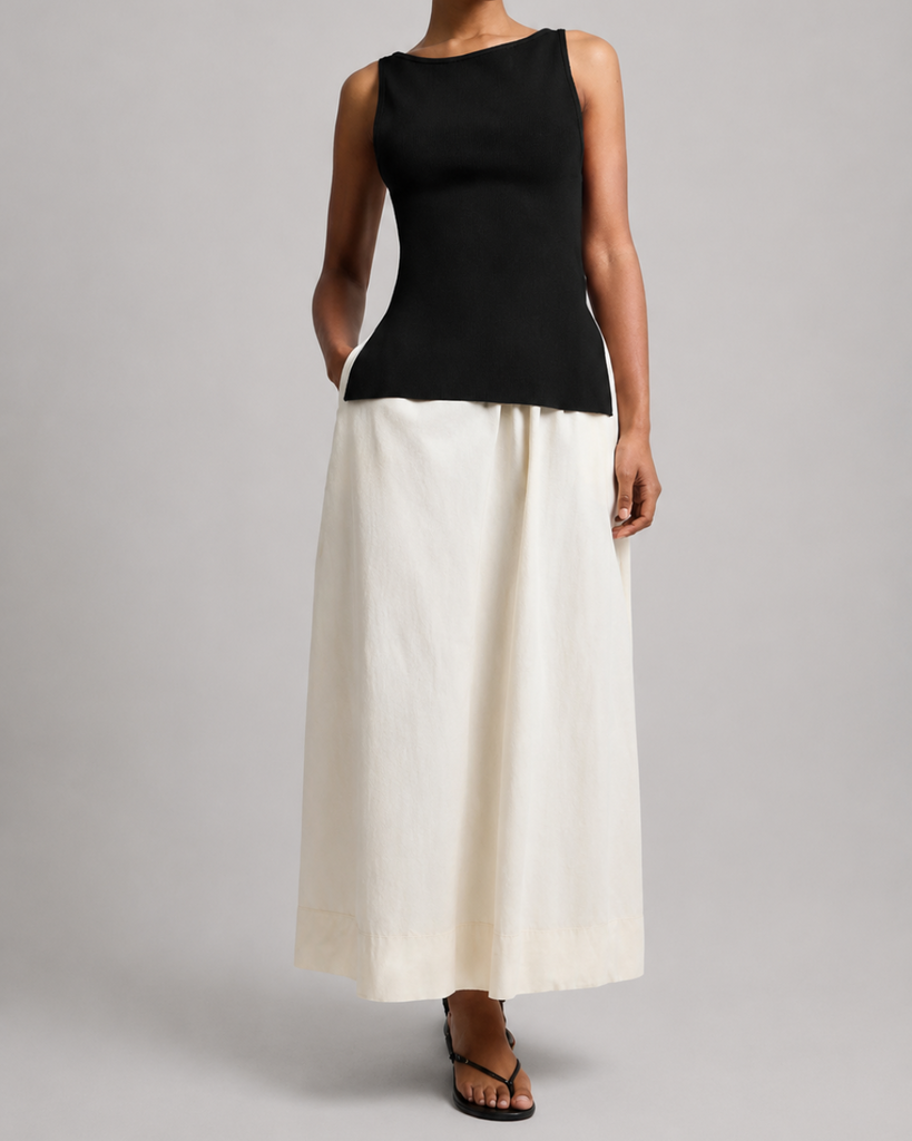 Onia Boatneck Mix Media Dress