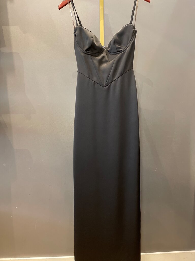 House of CB Black Corset Maxi Dress sz XS - PLUS CUP