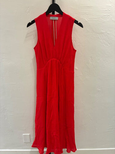 Rachel Comey Red Sleeveless Midi Dress sz 0