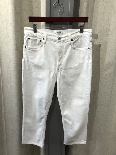AGOLDE White Straight Leg Jeans sz 30