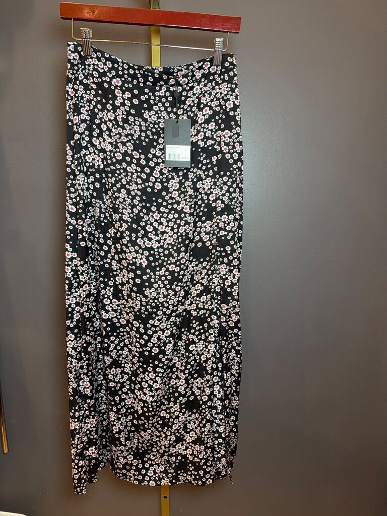 The Kooples Floral Midi Skirt sz 2