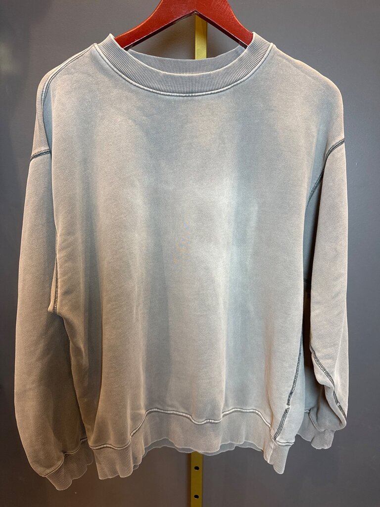 Elwood Vintage Wash Pullover Sweatshirt sz S