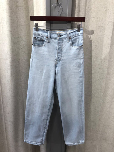 Levi's Ribcage Straight Ankle Jeans sz 25
