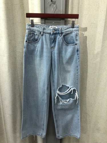 RSQ Low Rise Baggy Distressed Jeans sz 24