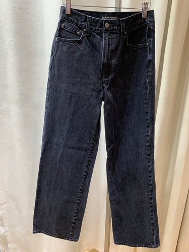 Denim Forum The Farrah Hi-Rise Wide Jeans sz 26