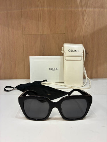 Celine Black Square Sunglasses with Box and Case