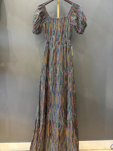 Ramy Brook Striped Megan Maxi Dress sz XS