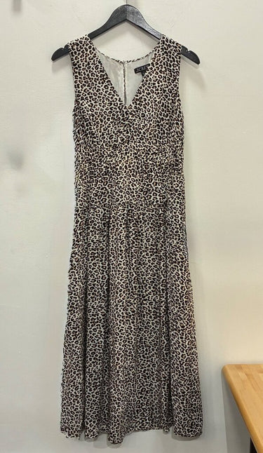 J.Crew Leopard Print Sleeveless Maxi Dress sz S