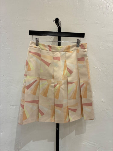 Club Monaco Sunburst Pleated Mini Skirt sz 2