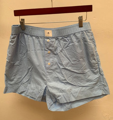 Anthropologie Light Blue Elastic Waist Shorts sz M