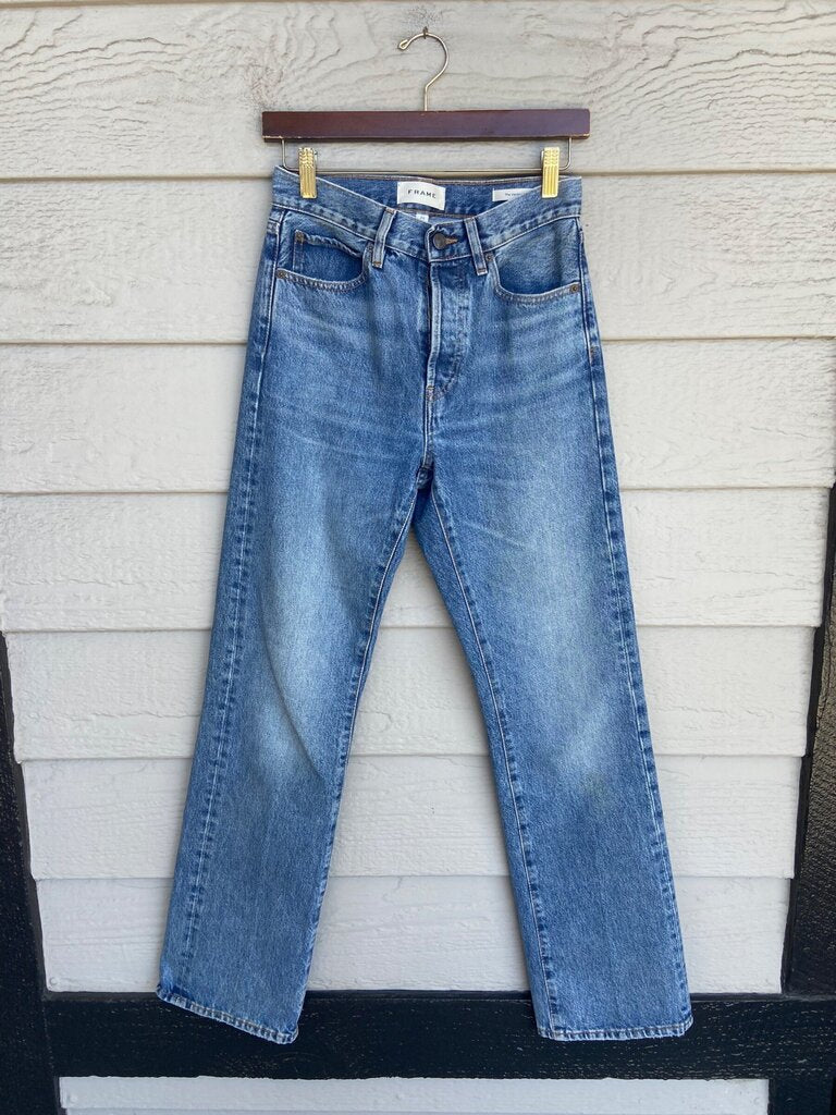 FRAME Medium Wash Straight Leg Jeans sz 24