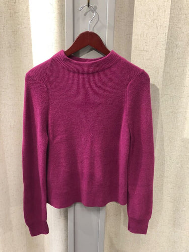 Lululemon Magenta Mock Neck Pullover Sweater sz S