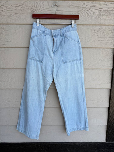 BDG Light Blue Wide Leg Utility Pants sz 6