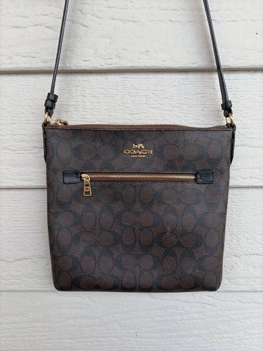 Coach Rowan File Bag in Signature Canvas