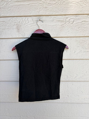 Madewell Mock Neck Sleeveless Top sz S