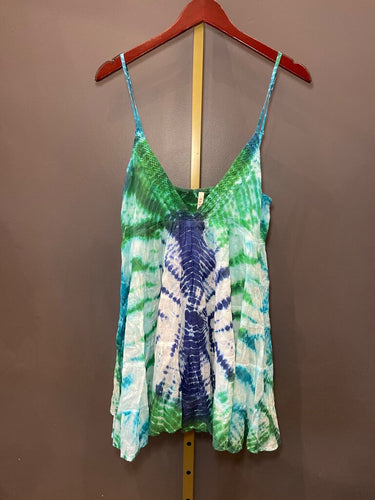 Raga Tie-Dye Spaghetti Strap Mini Dress sz M