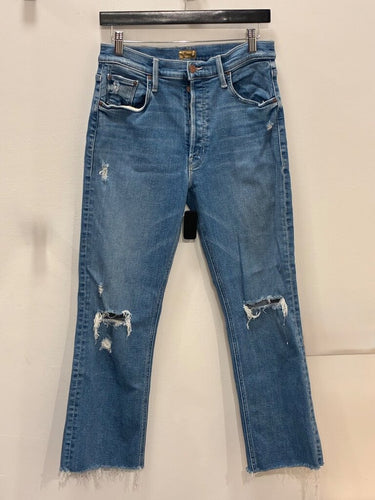 Mother The Tripper Ankle Fray Jeans sz 28