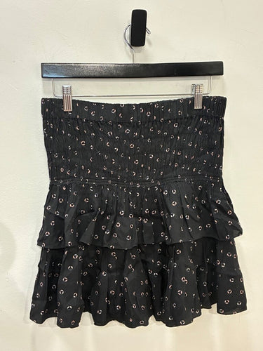 Isabel Marant Étoile Cordelia Smocked Tiered Mini Skirt sz 38