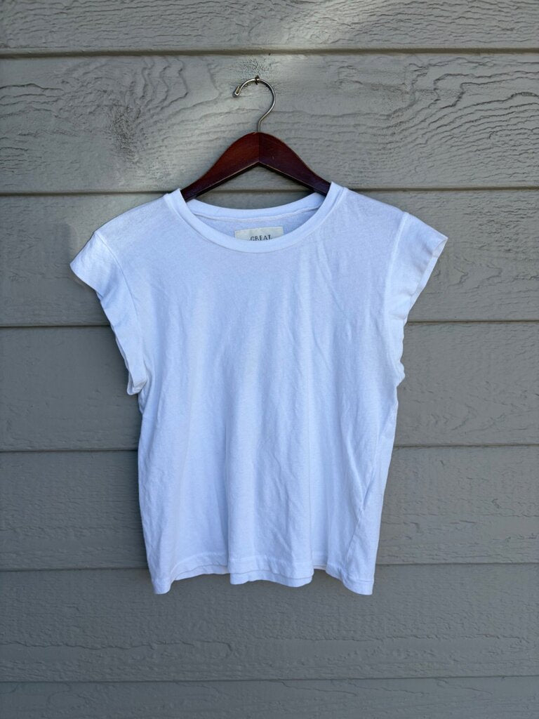 The Great. White Muscle Tee sz 1