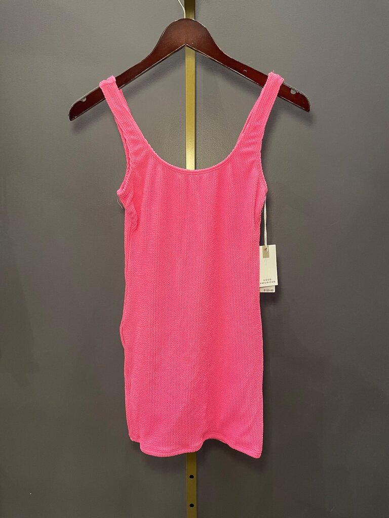 Good American Textured Sleeveless Mini Dress sz 1/2
