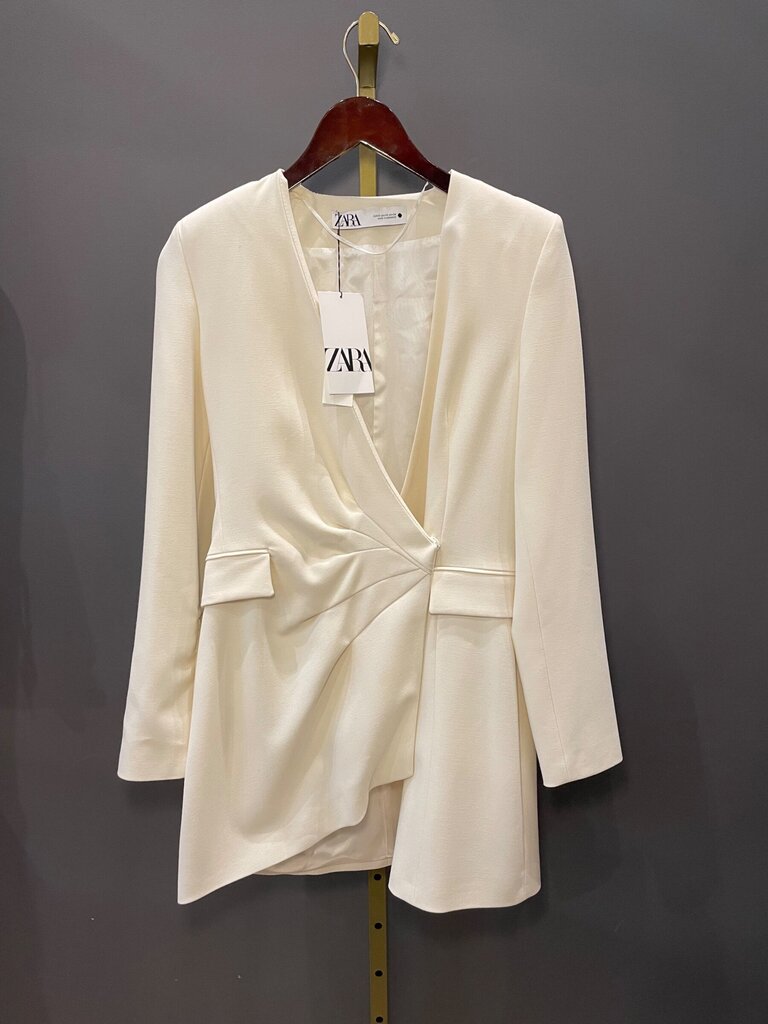 Zara Draped Blazer Mini Dress sz XS