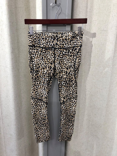 Outdoor Voices Leopard Print Warmup Leggings sz S