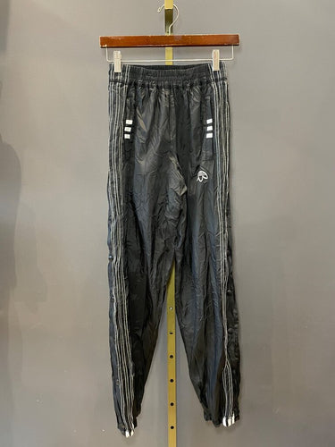 Adidas x Alexander Wang Black Snap Button Track Pants sz 2XS