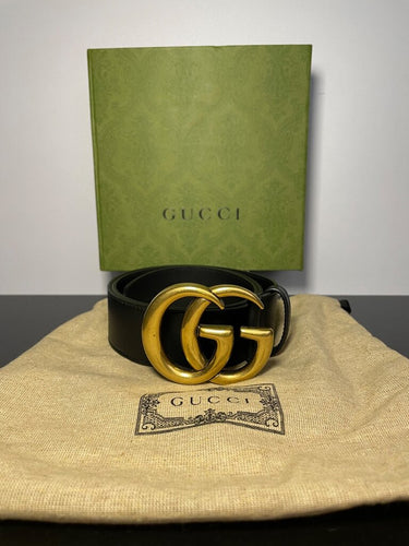 Gucci GG Marmont Wide Belt sz 75/30