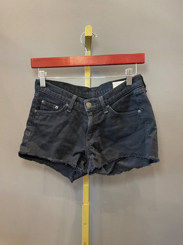 rag & bone Black Denim Cut-Off Shorts sz 24