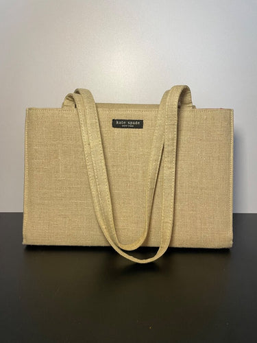 Kate Spade Burlap Sam Tote Bag