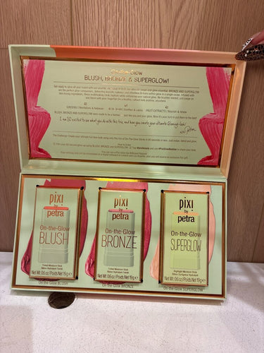 Pixi by Petra On-the-Glow Blush, Bronze & Superglow Trio