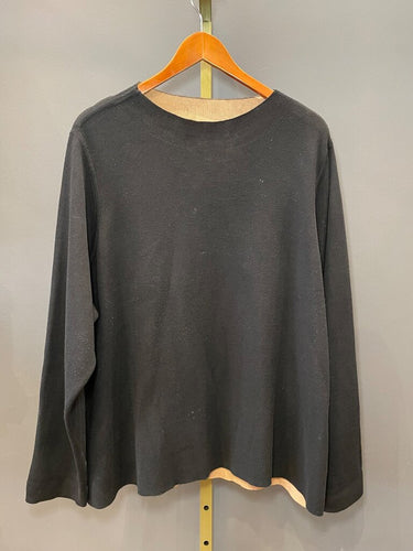 Eileen Fisher Woman Double-Face Knit Pullover Sweater sz 3X
