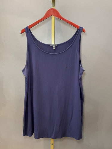 Eileen Fisher Woman Sleeveless Scoop Neck Tank Top sz 2X