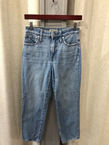 Madewell Curvy Perfect Vintage Straight Jeans sz 25P